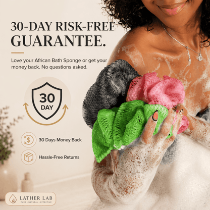 Lather Lab™ Premium African Net Sponge
