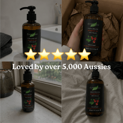 Lather Lab™ Rejuvenating Rosehip Oil (100% Pure, Cold-Pressed)