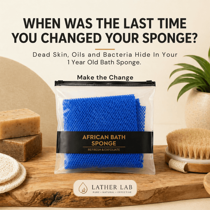 Lather Lab™ Premium African Net Sponge